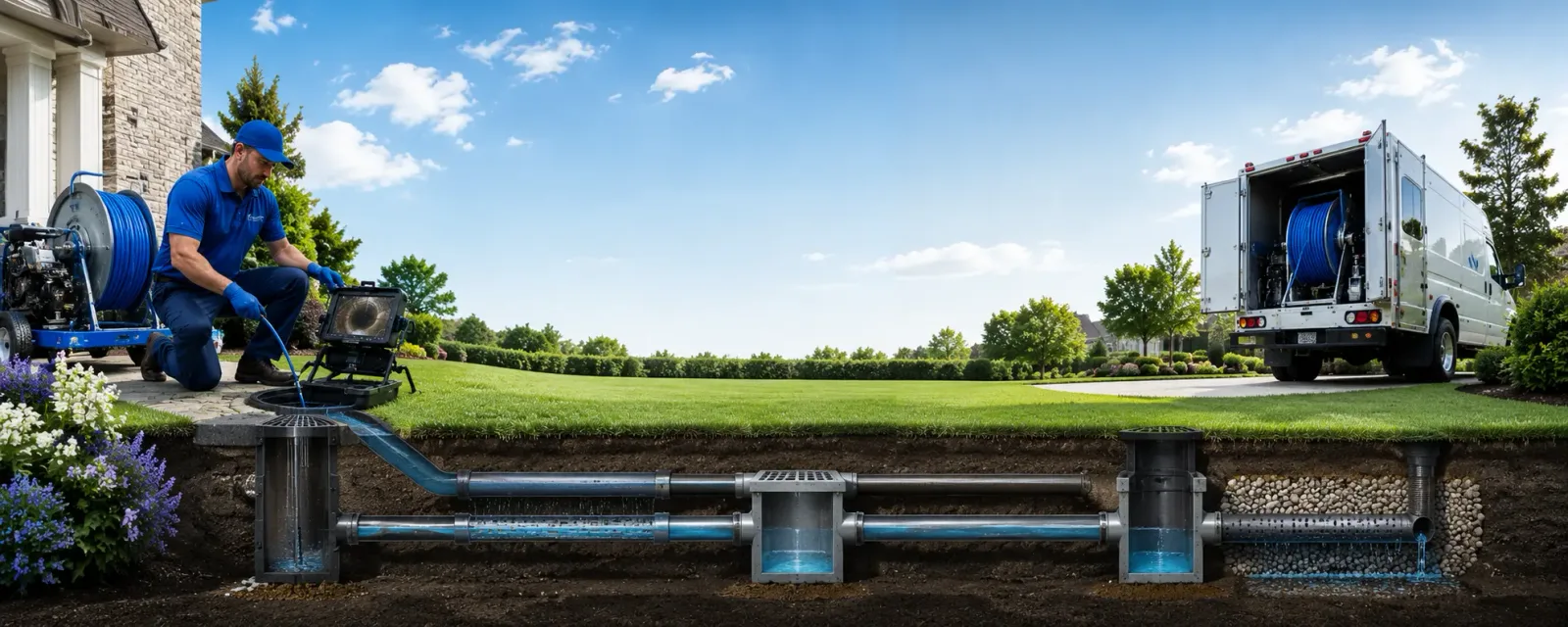 Outdoor drain cleaning information for Aredale, IA